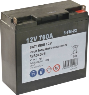 Batterie 22Ah pour réf.04025-04026