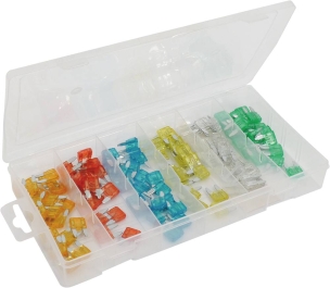 Mini fusible enfichable assortiment - coffret de 120 pcs