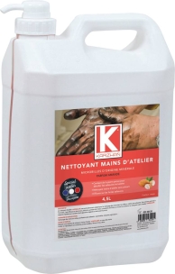 Nettoyant mains d'atelier rouge parfum amande - lot de 20 bidons de 4,5L avec pompe