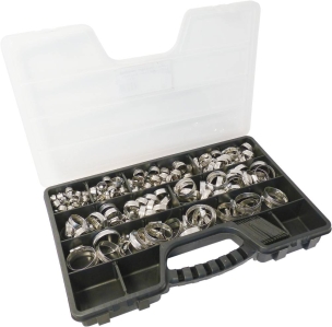 Collier à crémaillère acier inox 316 12mm de 8 à 50mm - coffret de 175 pcs