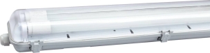 Boîtier étanche LED 1200mm + 2 tubes T8 2x18W 3600 lumens 4000K