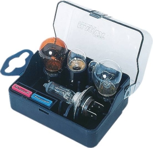 Coffret de secours 12V H7 - 5 ampoules + 2 fusibles