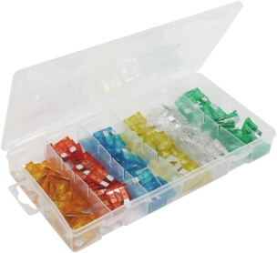 Fusible enfichable standard assortiment - coffret de 120 pcs