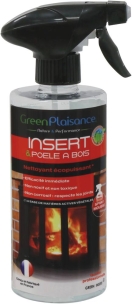 Nettoyant écopuissant pour insert et poêle à bois - flacon spray de 500ml