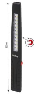 Baladeuse d'atelier LED 400 lumens rechargeable