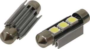 Lampe navette LED 12V 2W SV8,5 - blister de 2 pcs