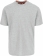 T-shirt basic 100% coton gris chiné L