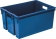 Bac de rangement bleu 50L 560x410x295mm