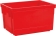 Bac de rangement rouge 20L 390x290x230mm