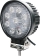 Phare de travail rond LED 10/32V 27W 1800 lumens faisceau longue portée - blister