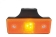 Feu de position LED 12/24V orange sur languette - blister